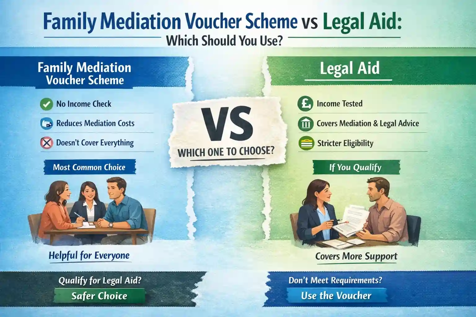 Family Mediation Voucher Scheme vs Legal Aid: Which Should You Use High Wycombe?