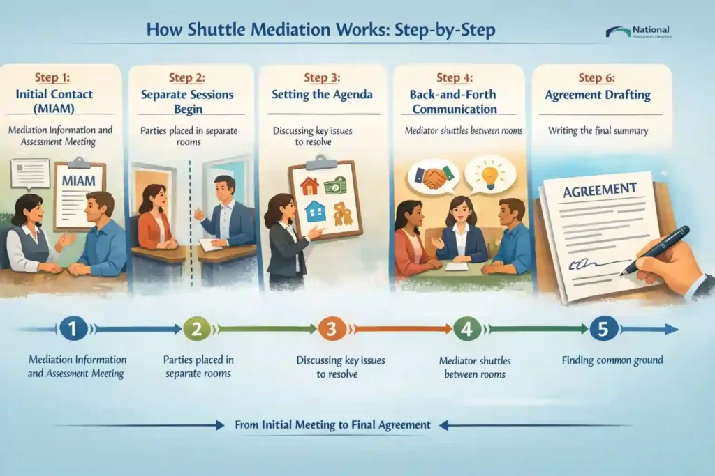 How Shuttle Mediation Works: Step-by-Step High Wycombe