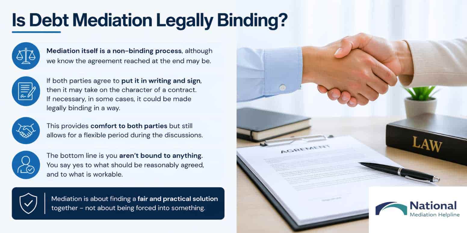 Is Debt Mediation Legally Binding High Wycombe