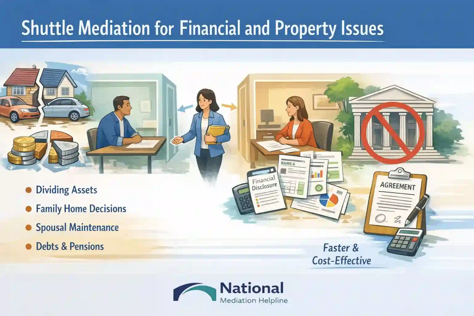 Shuttle Mediation for Financial and Property Issues High Wycombe